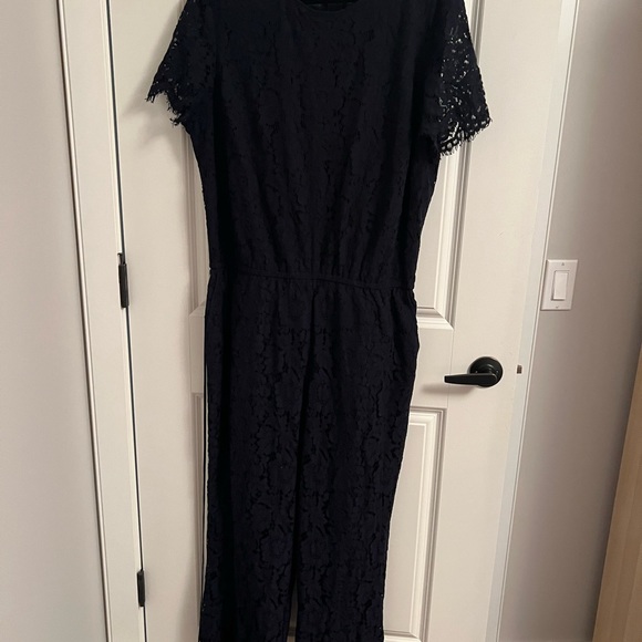 Navy lace pantsuit size 18W - Picture 11 of 12